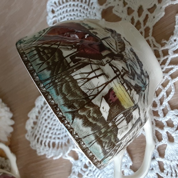 Johnson Brothers England The Friendly Village Teacups 6 oz The Ice House (2) - Picture 13 of 15